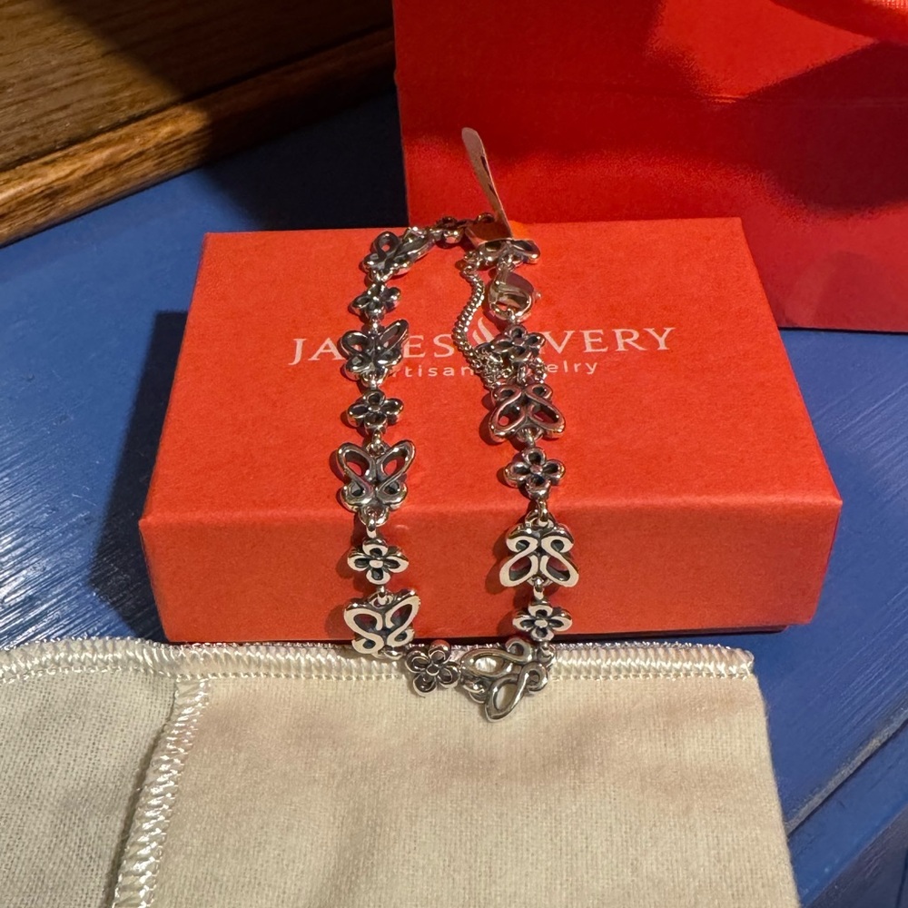 James Avery Retired Archive May 2025 Butterflies & flower bracelet
